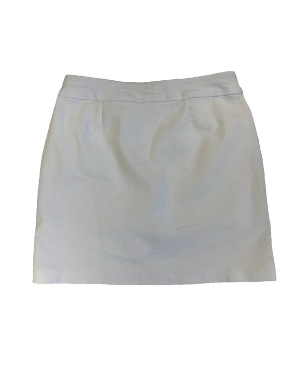 Women's Croft & Barrow Mid Rise Effortless Stretch Skort White Sz 6